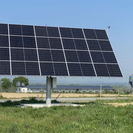 Installation Diwatt panneaux solaires photovoltaïques 100 kwc bâtiment agricole