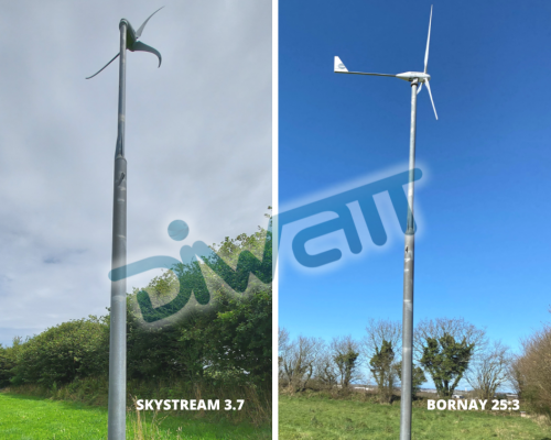 Dépannage éolienne horizontale : Intervention sur une  Skystream 3.7