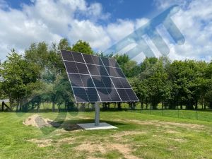 Tracker solaire deux axes de 4.8 kW en Ille et Vilaine