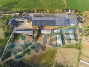 Centrale solaire exploitation agricole en Bretagne