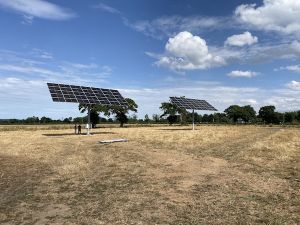 Deux trackers solaires agricoles en Normandie