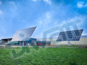 Trackers solaires agricoles D100 - 28 kW en Normandie