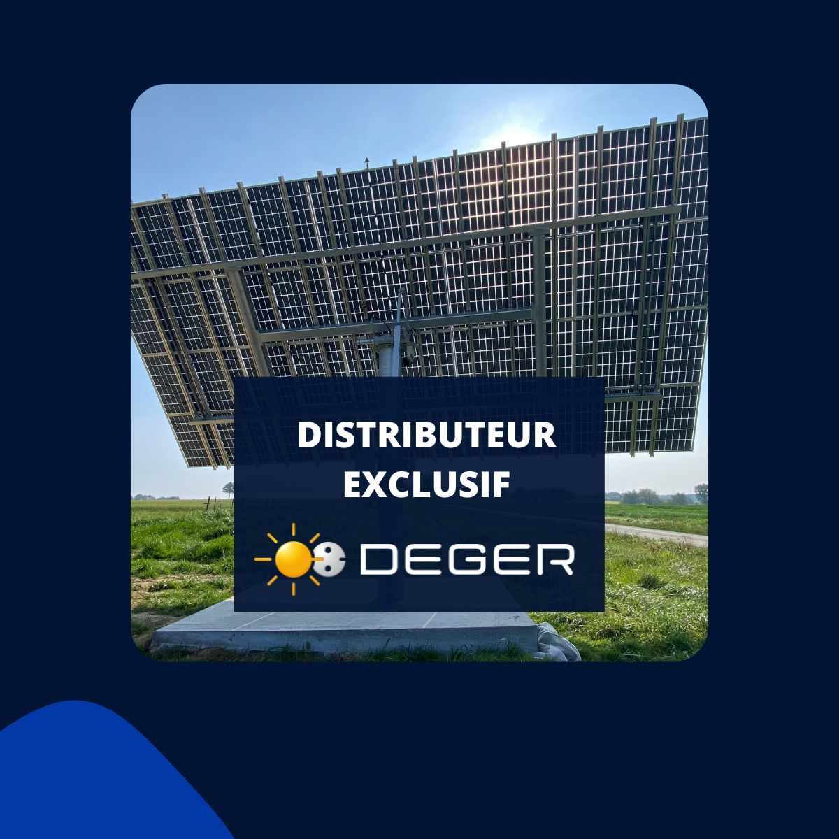 DIWATT est le distributeur exclusif des trackers solaires DEGER en France DIWATT est le distributeur exclusif des trackers solaires DEGER en France