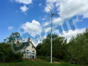 Eolienne Skystream en Seine Maritime